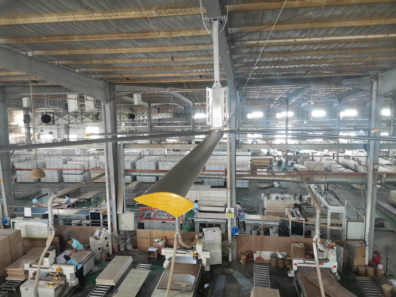 美碩風(fēng)大型工業(yè)大吊扇合適安裝在哪些場所？