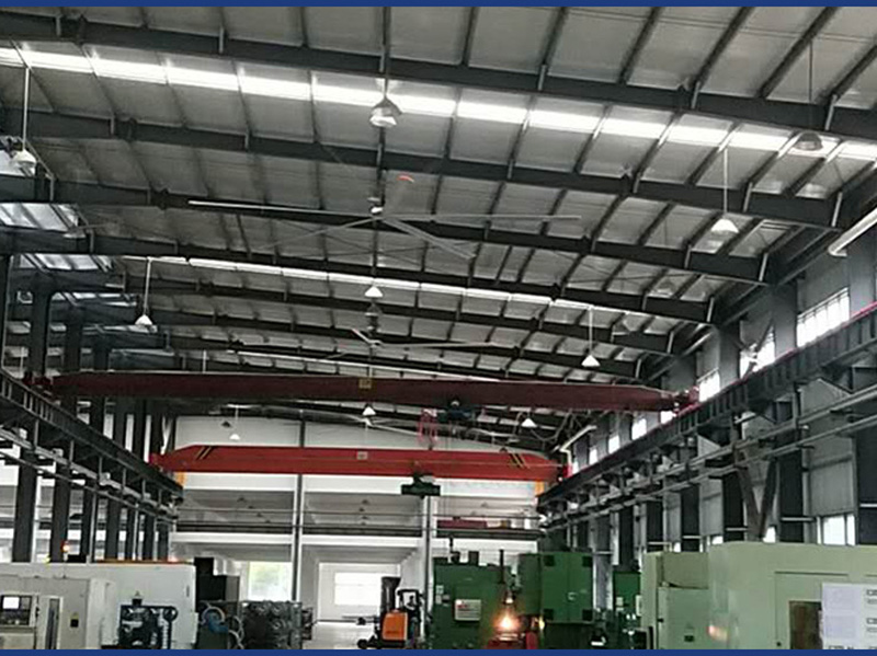 工業(yè)大吊扇幫助高大廠房車(chē)間度過(guò)炎炎夏日